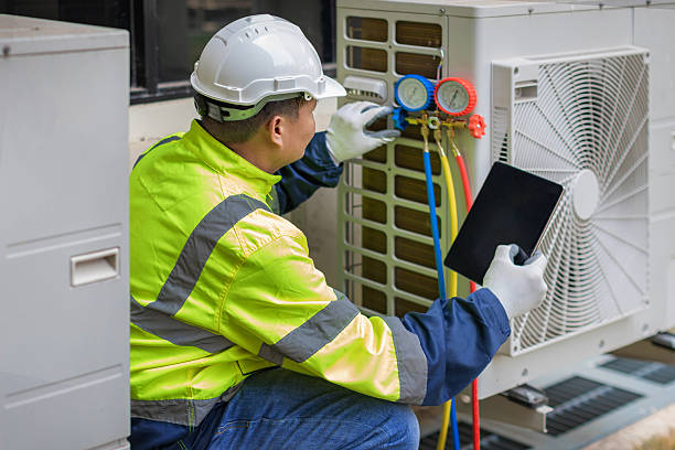Professional Air Duct Cleaning technician working in Anderson, AL
